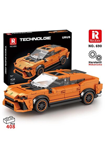 REOBRIX مجموعة مكعبات بناء سيارة لامبورغيني أوروس إس يو في من كرياتور 690 - 4...