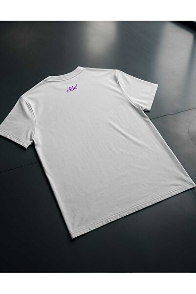 BaisheDesign Manifest Özel Baskılı Kısa Kollu Süliet T-shirt