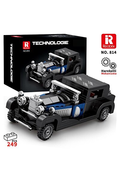 REOBRIX Creator 814 Bugatti Type 41 Royale Klasik Araba Yaratıcı Yapı Blok Se...
