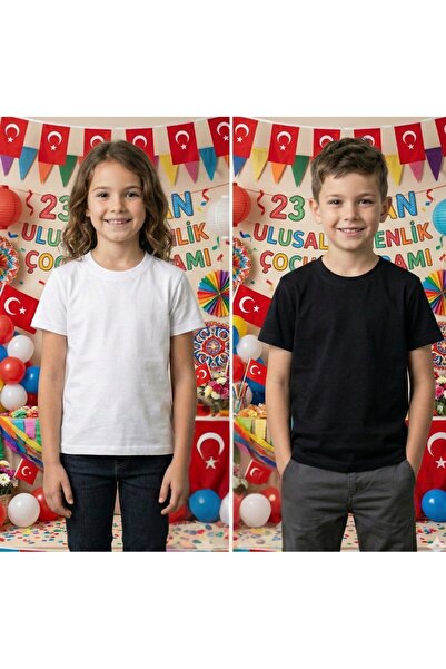 MİÇU BABY Siyah ve beyaz tişört