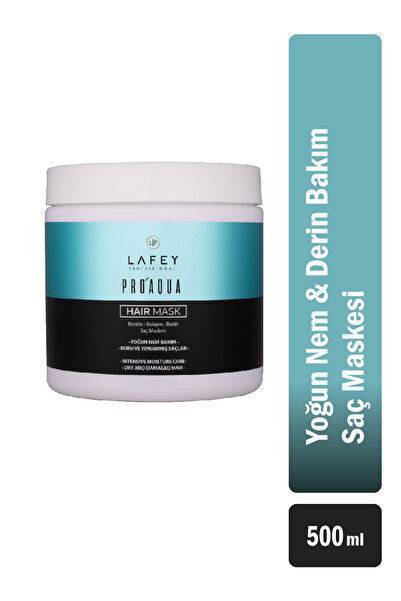 Lafey Professional PROAQUA Yoğun Nem & Derin Bakım Saç Maskesi 500 ml