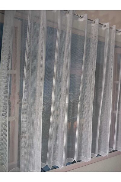 Üçbey Brizlik Tulle Short Tulle Briz Curtain Ready-Made Tulle 200X30 Sewn Tul...