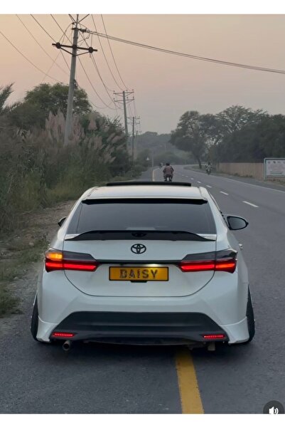 KSF Corolla 2013-2018 Ductail Spoiler Piano Black - İthal Plastik