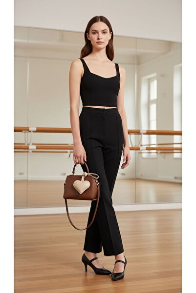 618 CONCEPT إكسسوار حقيبة على شكل قلب من الجلد