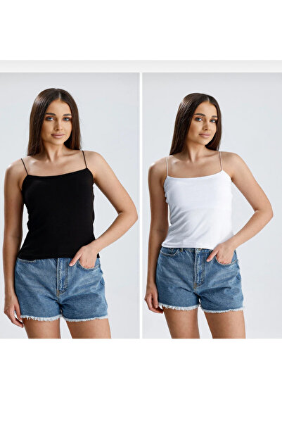 MENS 2-Pack Double Layered Rope Strap Tank Top