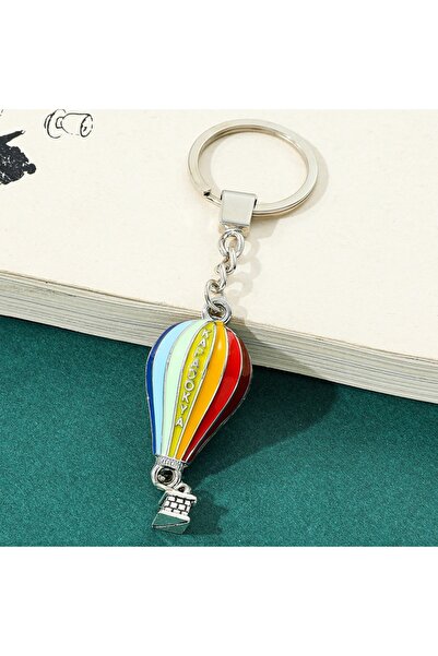 Keyfi Sepet Cappadocia Balloon Keychain Colorful Metal Keychain Gift Tourist ...