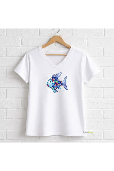 MiniHouse Fish Printed T-Shirt