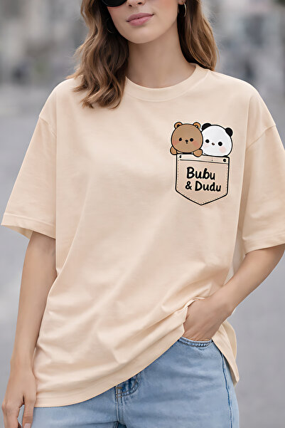 ArtYus Bubu & Dudu Printed Unisex Oversize T-Shirt – Cotton Crew Neck Casual ...
