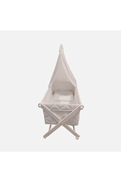 ABAS سرير أطفال حديث - بتصميم فاخر وستارة حماية