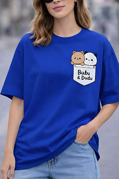 ArtYus Bubu & Dudu Printed Unisex Oversize T-Shirt – Cotton Crew Neck Casual ...