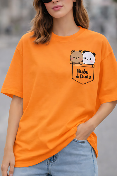 ArtYus Bubu & Dudu Printed Unisex Oversize T-Shirt – Cotton Crew Neck Casual ...
