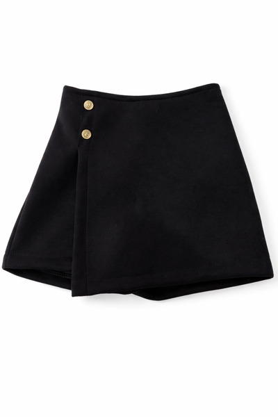 ESİLA KİDS Girl's Skirt Winter Suede Fabric