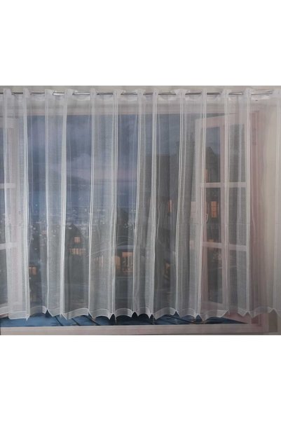 Üçbey Brizlik Tulle Short Tulle Briz Curtain Ready-Made Tulle 200X30 Sewn Tulle Model Tulle Kitchen Tulle Curtain