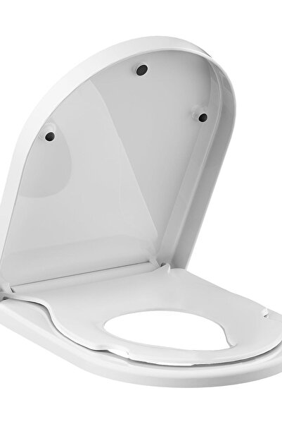 details Litake Toilet Seat, with built-in child seat, soft-close mechanism, q...
