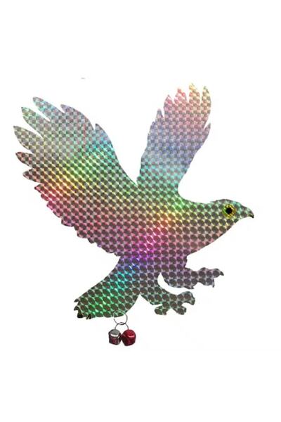 Nebloria Sperietoare reflectorizantă cu sunet, Vultur Holografic, 40 cm, anti...