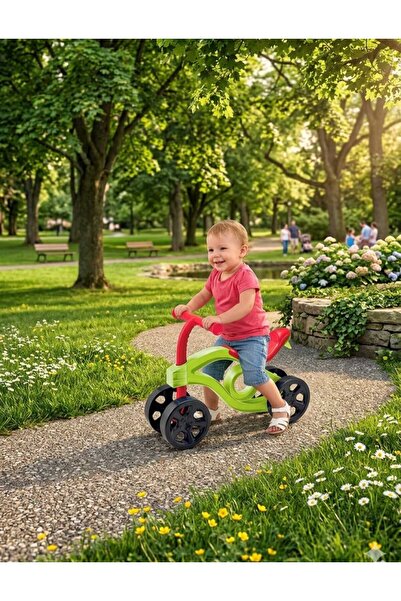 OEM Balance bike for preschoolers, age 12-36 months, 48x22x34cm, red-green