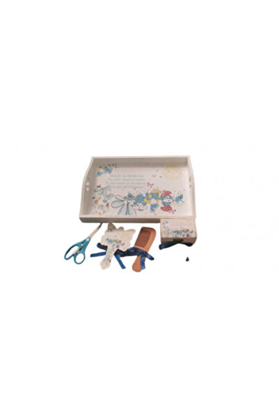 1 Set 5 piese tavita de mot, Strumfii, alb