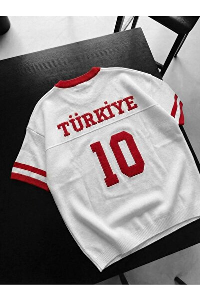 elkumoda Ανδρικό πλεκτό μπλουζάκι με λαιμόκοψη V και κέντημα, φαρδιά γραμμή, ...