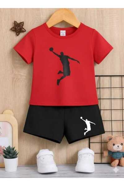 Nice Clothes Tricou și pantaloni scurți de vară pentru copii, unisex (imprime...