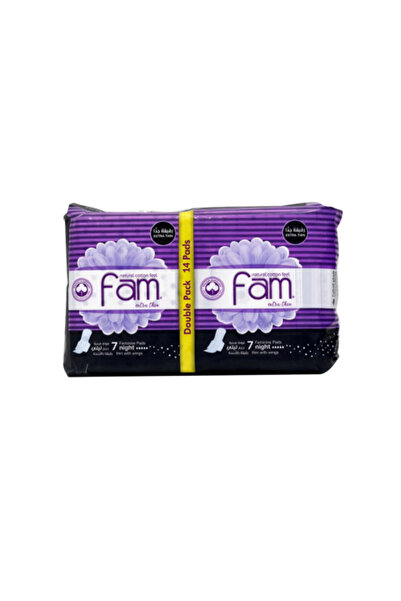 Napkins FAM Feminine Night Thin Winged 7 Piece