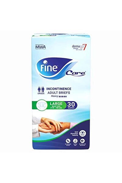 DİAPER Fine Care Adult Diapers - Size: Large, 30 Pieces