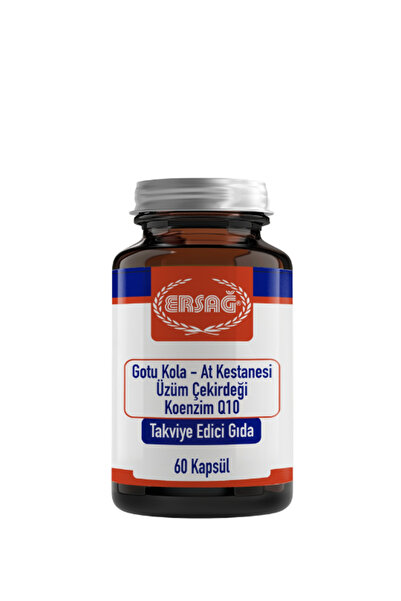 Ersağ Gotu Kola, At Kestanesi, Üzüm Çekirdeği, Koenzim Q10