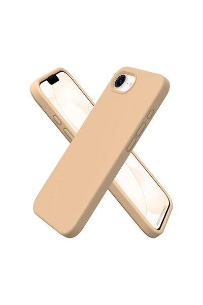 HANPORIUM iPhone 17E Compatible Silicone Case - Pastel Color Tone Flexible Co...
