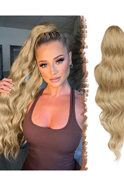 Dotail Feshfen εξτένσιον αλογοουράς, στυλ κορδονέ, κυματιστό, 60 εκ., συνθετι...