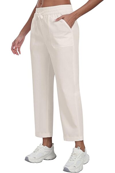 Dotail MoFiz women's casual pants, elastic waistband with drawstring, side po...