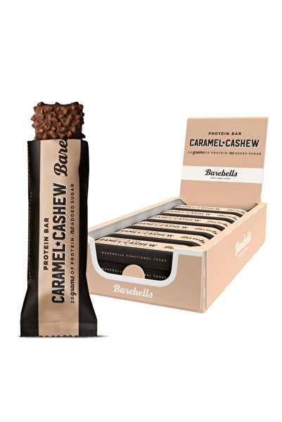 Barebells باربلز بروتين بار كراميل كاجو 55جم - كرتون 12 حبة