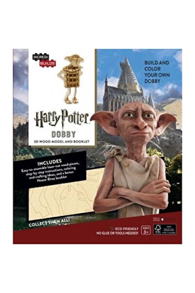 BIBLIOBAZAAR Incredibuilds: Harry Potter: Dobby 3D Wood Model and Booklet