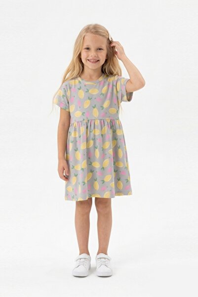 zahider Girl's 100% Cotton Waist Drawstring Pineapple Print Summer Short-Slee...