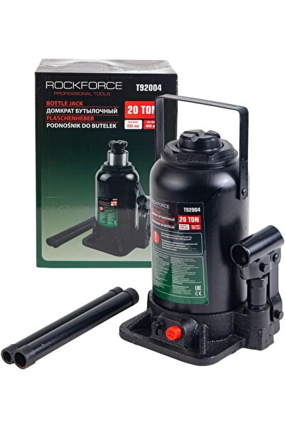 Dotail Cric hidraulic tip butelie ROCKFORCE, 20 tone, înălțime de ridicare 23...