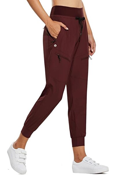 Dotail BALEAF women's jogger pants, size L, high-waisted, 5 zippered pockets,...