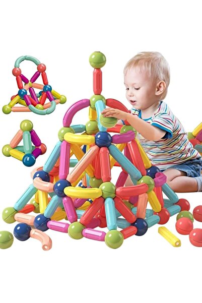 Generic Magnetic Balls and Rods Set - 42Pcs STEM Building Blocks for Kids Age...