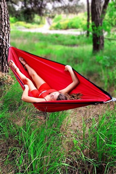 Bundeba Kamp Hamağı 270x150cm Piknik Hamağı Bahçe Balkon Outdoor Kamp Salınca...
