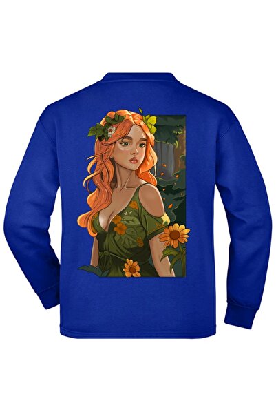 Rabona Fashion Silent Power Bloom – Premium Sweatshirt / Hoodie with Floral D...