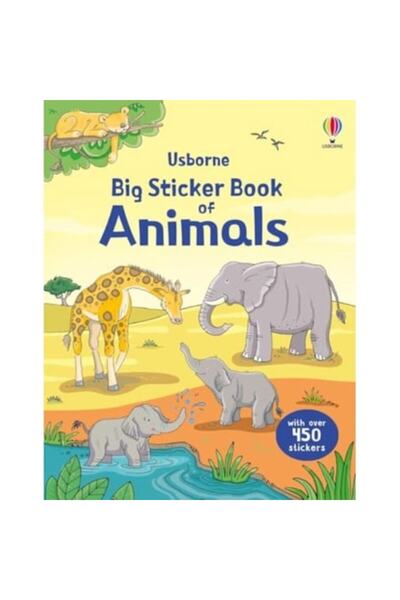 Usborne Голяма книга със стикери с животни