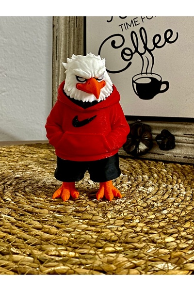aubadecandles Hoodie Kartal Figürlü Anahtarlık