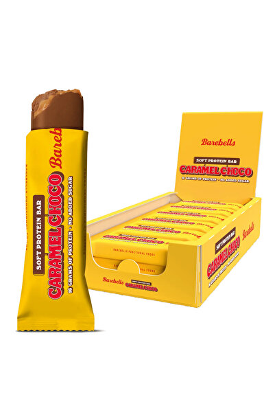 Barebells باربلز سوفت بروتين بار شوكليت كراميل 55جم - كرتون 12 حبة