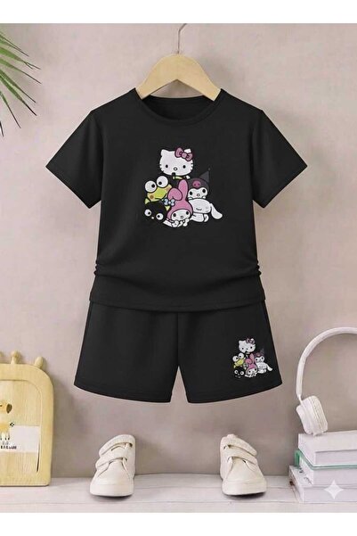Nice Clothes YAZLIK ÇOÇUK TİŞÖRT ŞORT UNİSEX ( HELO CTY BASKI
