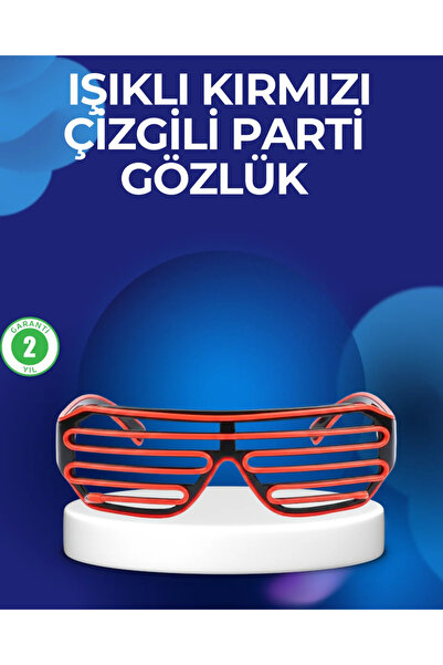 TeknoKapsül Party and Festival Accessory Led Light-Up Glasses