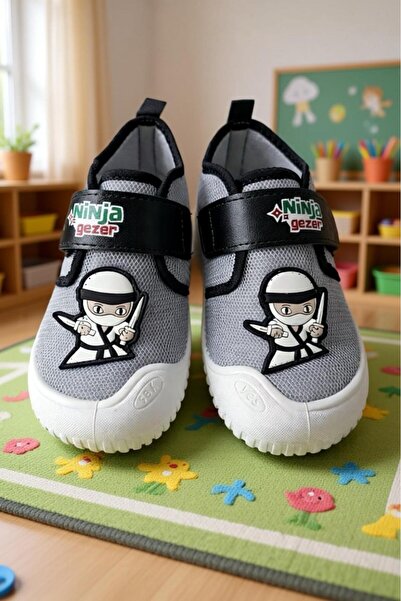 GEZER أحذية نينجا الصيفية الجديدة من الكتان للأطفال الأولاد