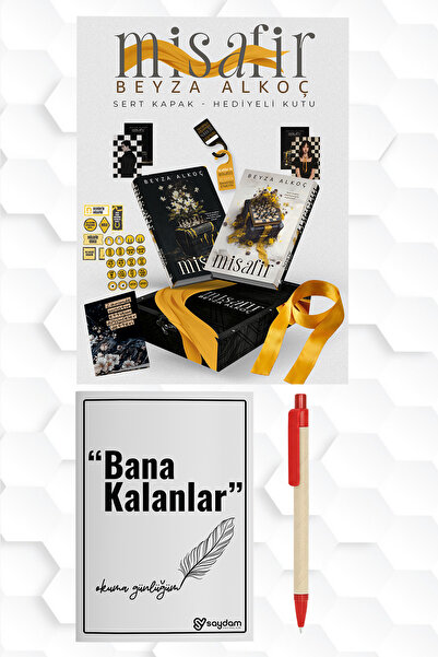 İndigo Kitap BEYZA ALKOÇ-MİSAFİR HEDİYE KUTULU CİLTLİ SERT KAPAK-KİTAP OKUMA ...