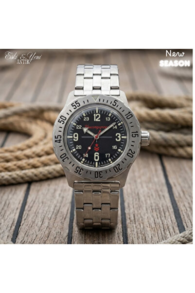 ESKİ YENİ ANTİK Vostok Komandirskie 350751 Automatic Men's Wristwatch 100m Me...