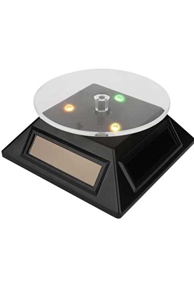 Gennext Rotating Solar Powered LED Jewelry Display Stand