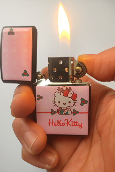 ASYA GIFTS HELLO KİTTY3 METAL BENZİNLİ ÇAKMAK