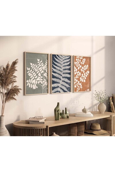 ALAYRA International مجموعة إطارات ملصقات جدارية من 3 قطع (30×40 سم) لديكور ا...