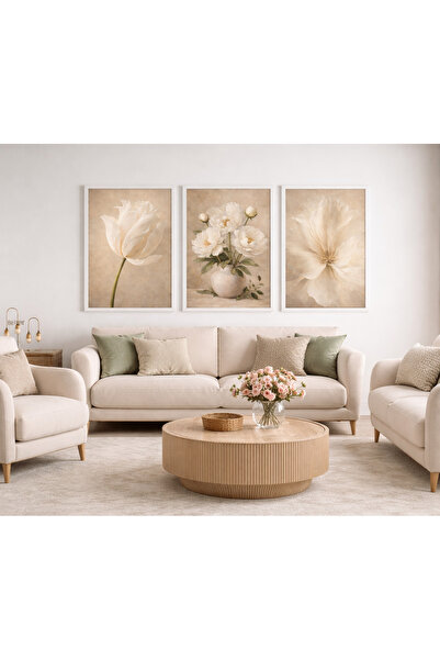 ALAYRA International مجموعة إطارات ملصقات جدارية من 3 قطع (30×40 سم) لديكور ا...