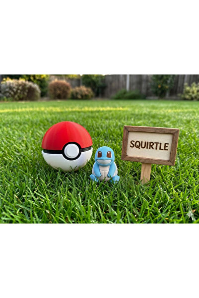 Razmo Squirtle Pokemon Figure Toy (with Pokeball Pokemon Ball Gift)